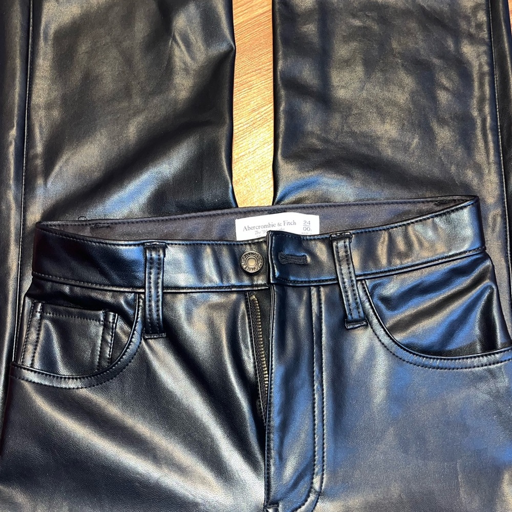 Abercrombie Leather Pants